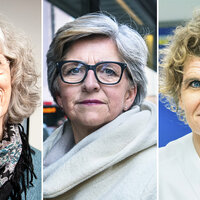 Bildet viser Anne Merete Bull, Eli Gunhild By og Cathrine Krøger