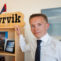 Bildet viser ordføreren i Røyrvik kommune, Kennet Tømmermo Reitan