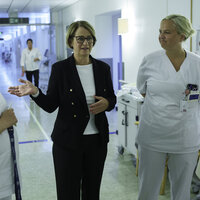 bilde av trøen og sverresdatter og sykepleiere på lovisenberg