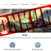 bildet av nettstedet til nordic nurse