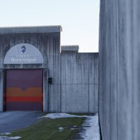 Viser porten inn til Skien fengsel
